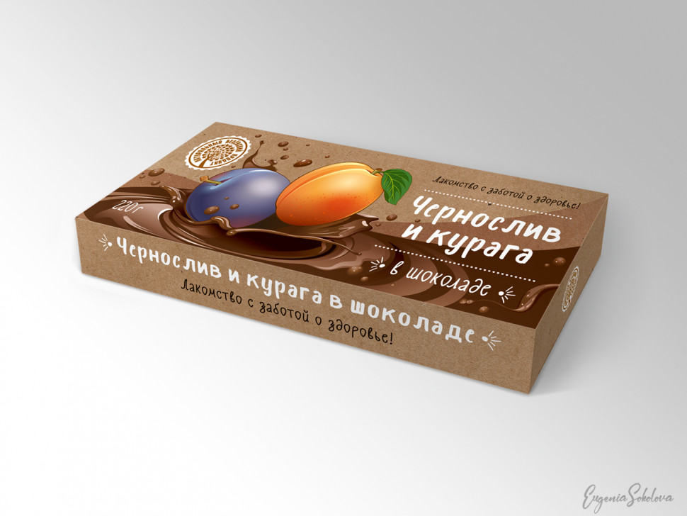  Чернослив и курага в шоколаде, 220г в Изобильном
