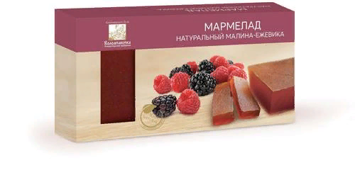  Мармелад пластовый 210г МАЛИНА-ЕЖЕВИКА в Изобильном
