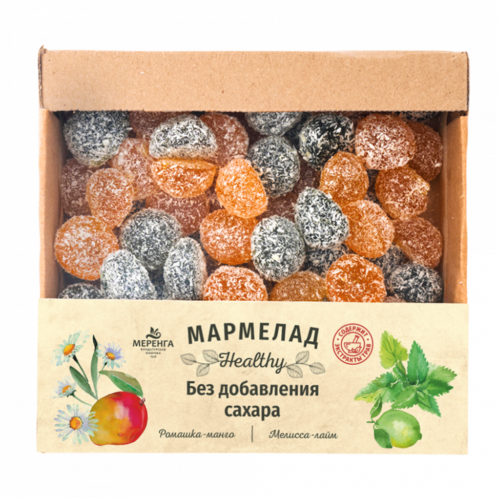  Меренга Мармелад в кокосовой обсыпке Ромашка+Мелисса , 800г     в Изобильном