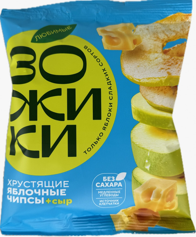  Зожики Яблочные чипсы с сыром, 25г  в Изобильном